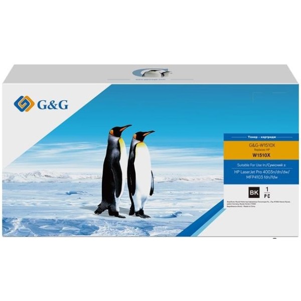 Фото - Картридж-тонер G&G for HP 151X LJ M4003/MFP 4103 Black (G&G-W1510X) Фото - Картридж-тонер G&G for HP 151X LJ M4003/MFP 4103 Black (G&G-W1510X)